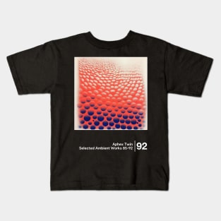 Selected Ambient Works / Minimal Style Graphic Artwork Kids T-Shirt